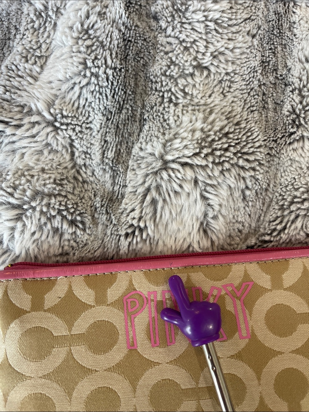 RARE COACH Y2K POPPY CHAN PINKY WRISTLET - Picture 10 of 14